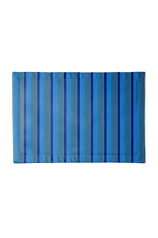 Candy Stripes Placemat in Super Blue