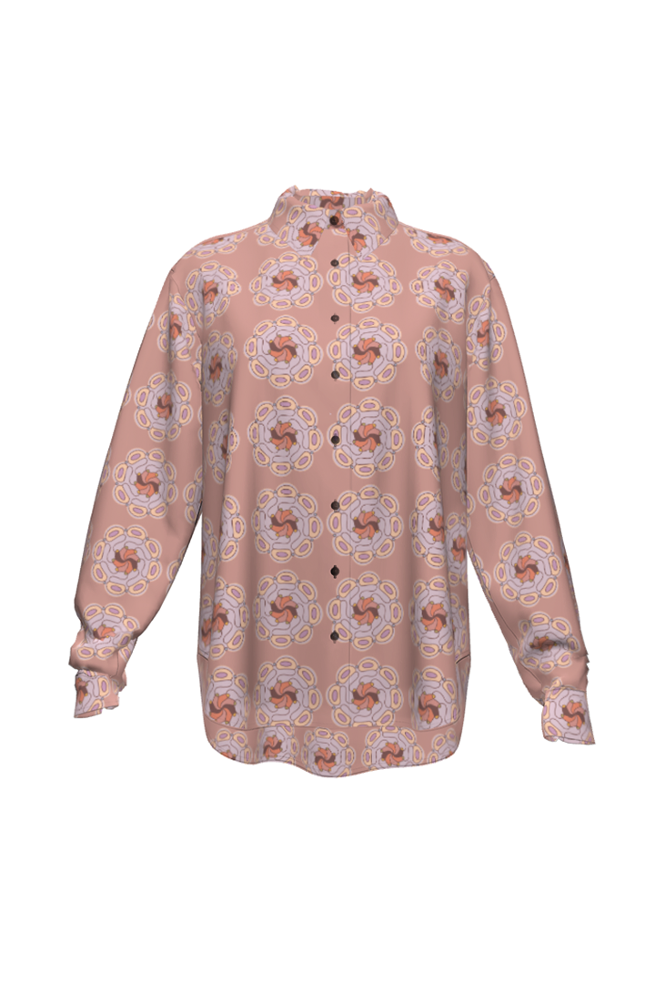 Sweet Medallion Oversize Shirt