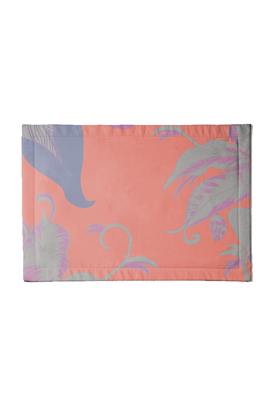 Tropical Paissage Placemat in Bright Pink