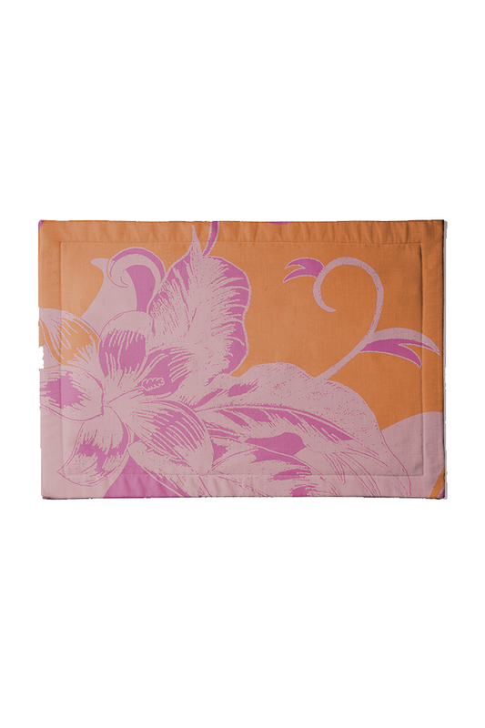 Tropical Paissage Placemat in Pink & Orange