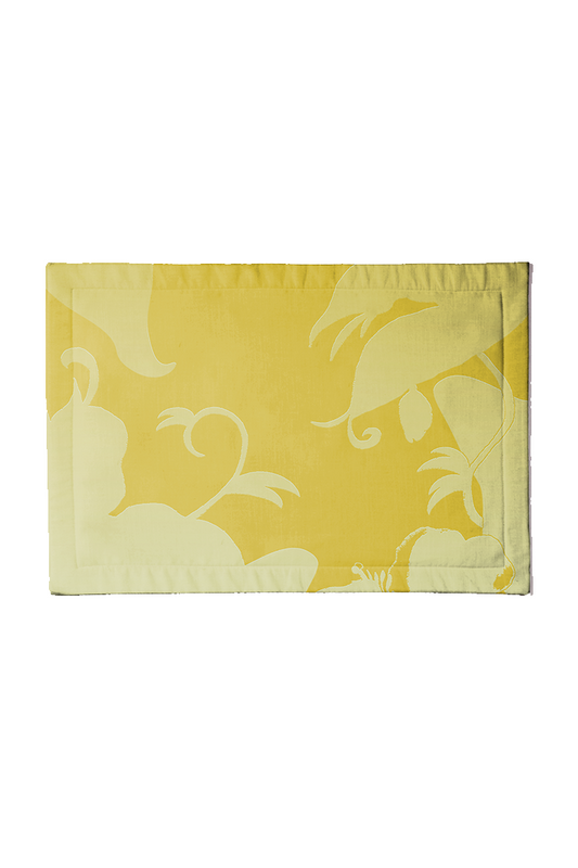 Tropical Paissage Placemat in Yellow